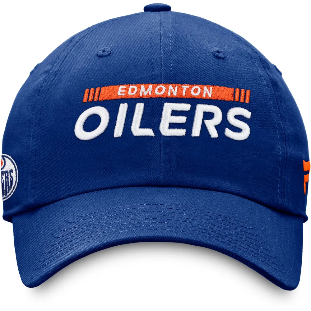 FANATICS EDMONTON OILERS AUTHENTIC PRO RINK ADJUSTABLE HAT sold by Pro Hockey Life product image thumbnail 2