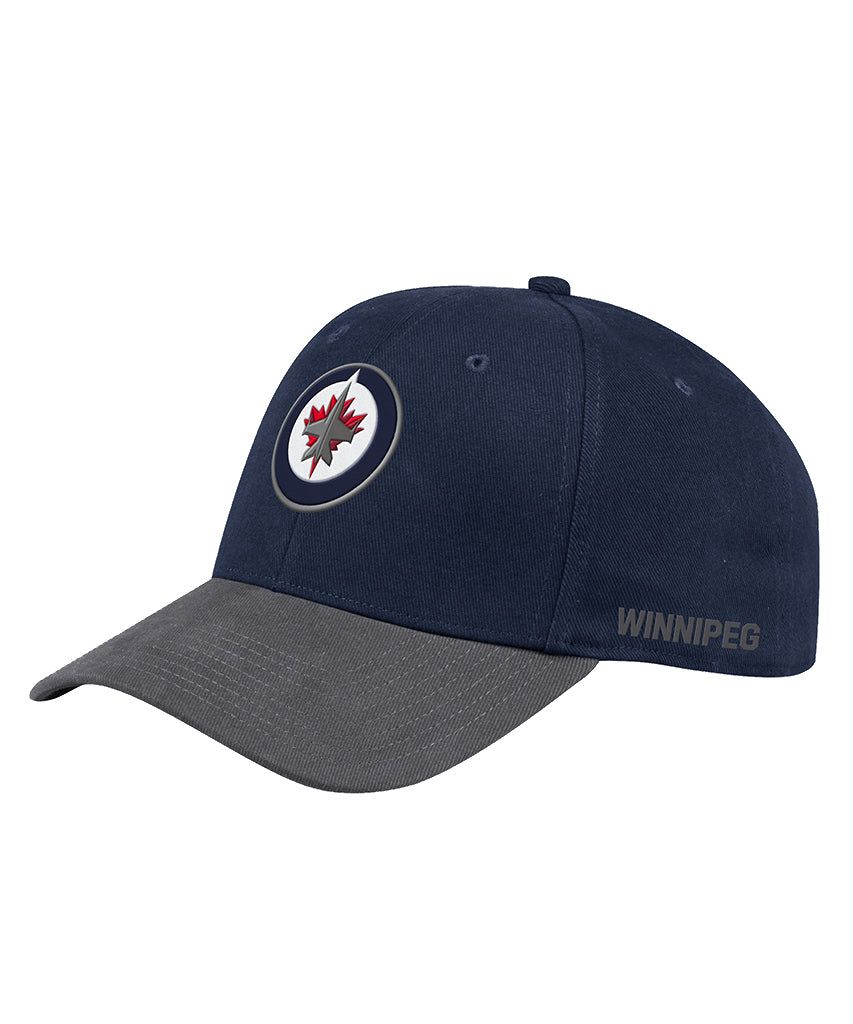 WINNIPEG JETS ADIDAS MEN'S STRUCTURED FLEX LEFT CITY HAT sold by Pro Hockey Life