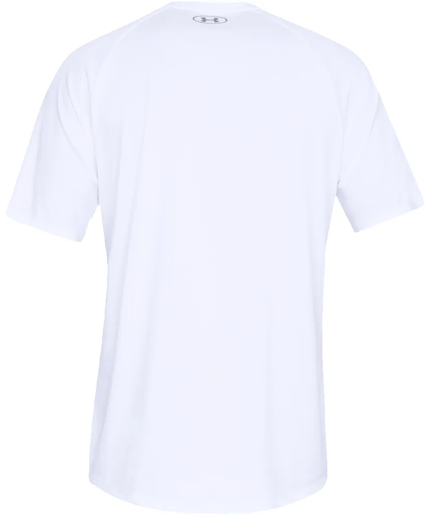 UNDER ARMOUR TECH ADULT T SHIRT - WHITE sold by Pro Hockey Life product image thumbnail 2