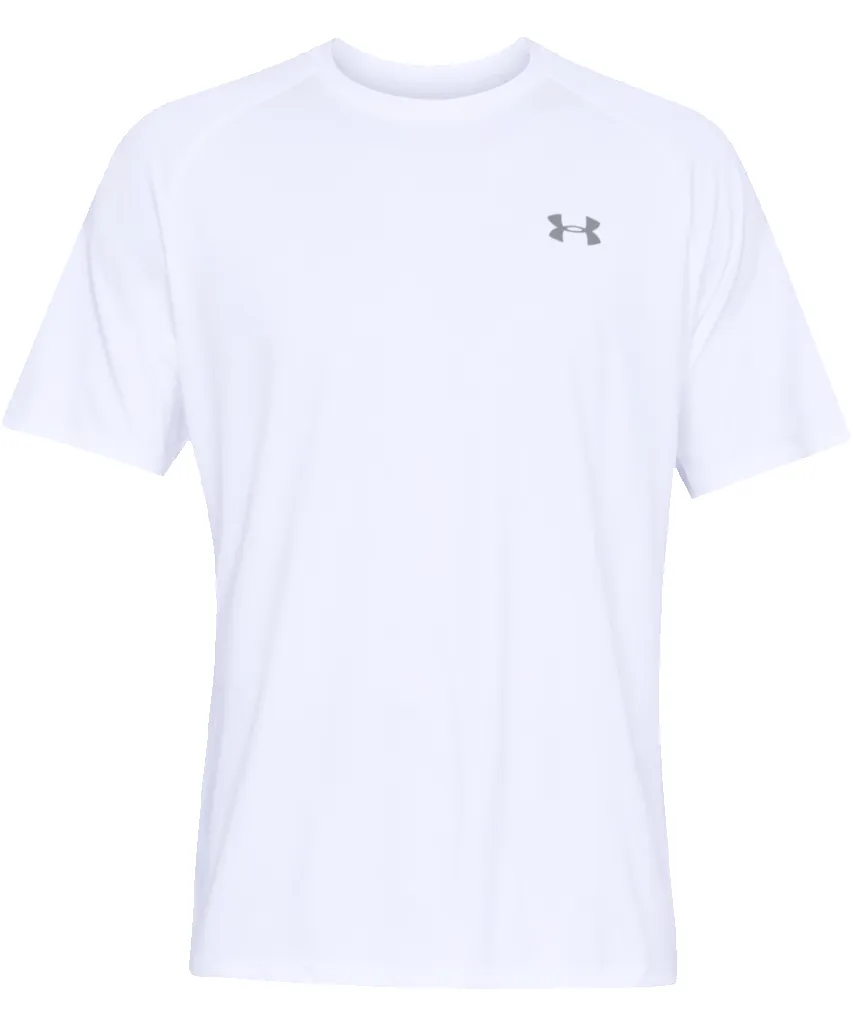UNDER ARMOUR TECH ADULT T SHIRT - WHITE sold by Pro Hockey Life