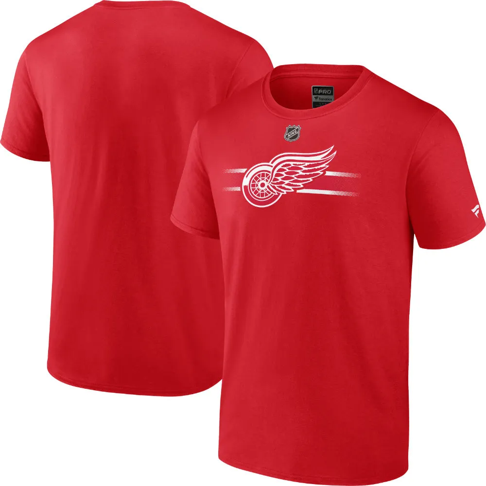 FANATICS DETROIT RED WINGS ADULT AUTHENTIC PRO SEC T SHIRT sold by Pro Hockey Life product image thumbnail 3