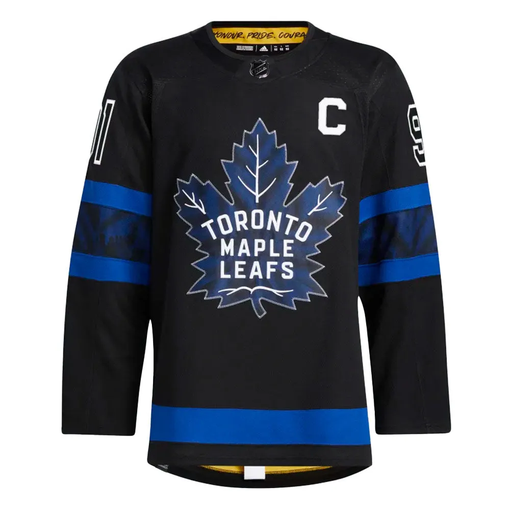 JOHN TAVARES TORONTO MAPLE LEAFS x DREW HOUSE ADIDAS ADIZERO PRIMEGREEN AUTHENTIC BLACK REVERSIBLE THIRD JERSEY sold by Pro Hockey Life product image thumbnail 2
