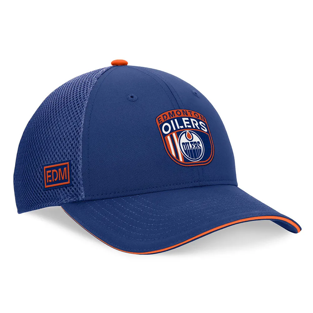 FANATICS EDMONTON OILERS AUTHENTIC PRO 2024 DRAFT TRUCKER HAT sold by Pro Hockey Life product image thumbnail 3