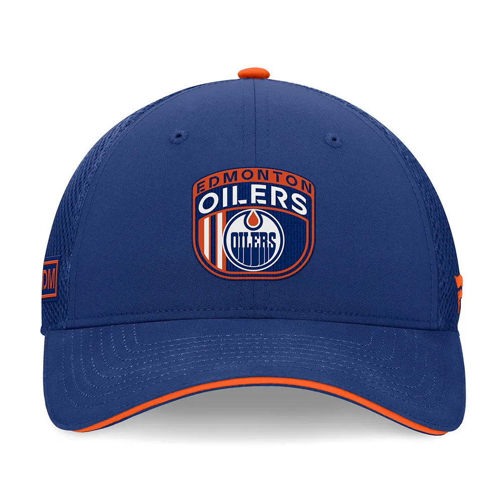 FANATICS EDMONTON OILERS AUTHENTIC PRO 2024 DRAFT TRUCKER HAT sold by Pro Hockey Life product image thumbnail 2