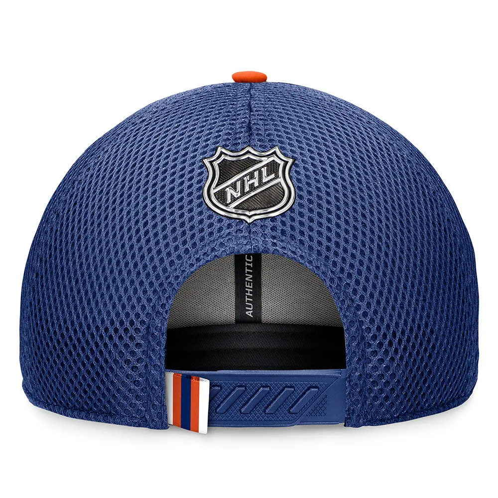 FANATICS EDMONTON OILERS AUTHENTIC PRO 2024 DRAFT TRUCKER HAT sold by Pro Hockey Life product image thumbnail 4