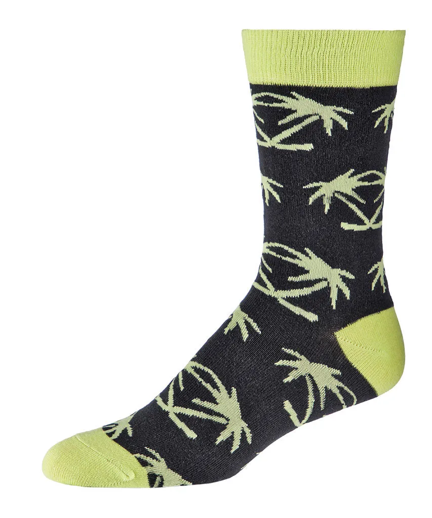 Gongshow Men'S Dress Socks - Palm Trees sold by Pro Hockey Life