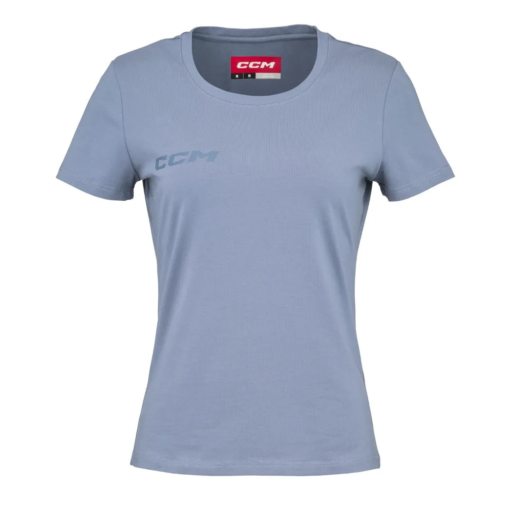 Women's CCM Core Short Sleeve T Shirt - Blue sold by Pro Hockey Life