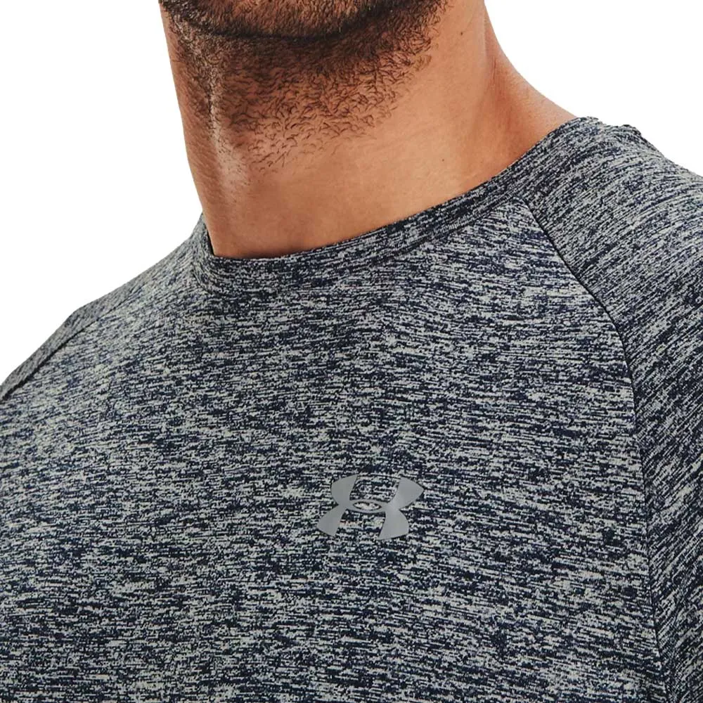 UNDER ARMOUR MEN'S TECH T SHIRT - HEATHER NAVY sold by Pro Hockey Life product image thumbnail 4