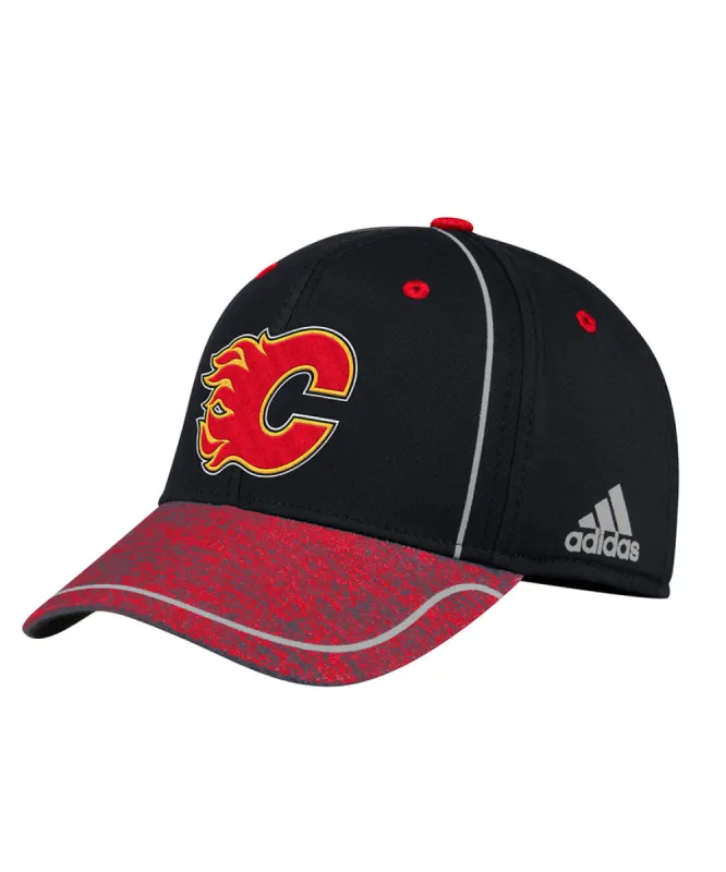 CALGARY FLAMES ADIDAS MEN'S 2018 NHL STRUCTURED DRAFT HAT sold by Pro Hockey Life