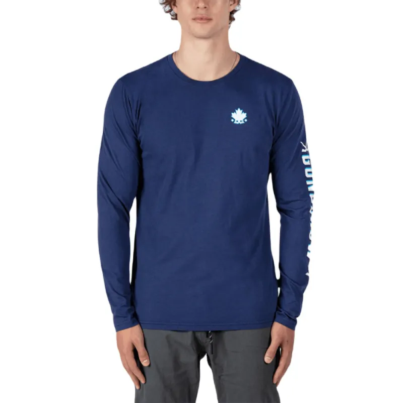 Gongshow 1St Round Standard Navy Long Sleeve Shirt made by Pro Hockey Life