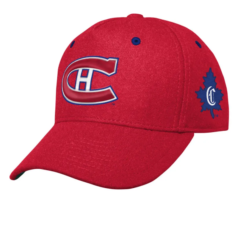 MONTREAL CANADIENS YOUTH REISSUE PRECURVED SNAPBACK HAT sold by Pro Hockey Life