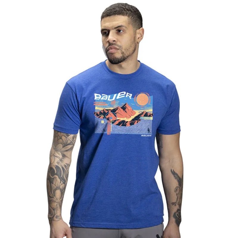 BAUER ADULT WINTER BLUE T SHIRT sold by Pro Hockey Life