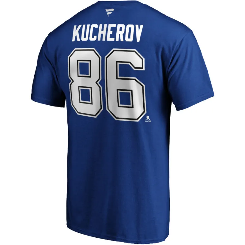 Fanatics Tampa Bay Lightning Nikita Kucherov Name And Number T Shirt made by Fanatics