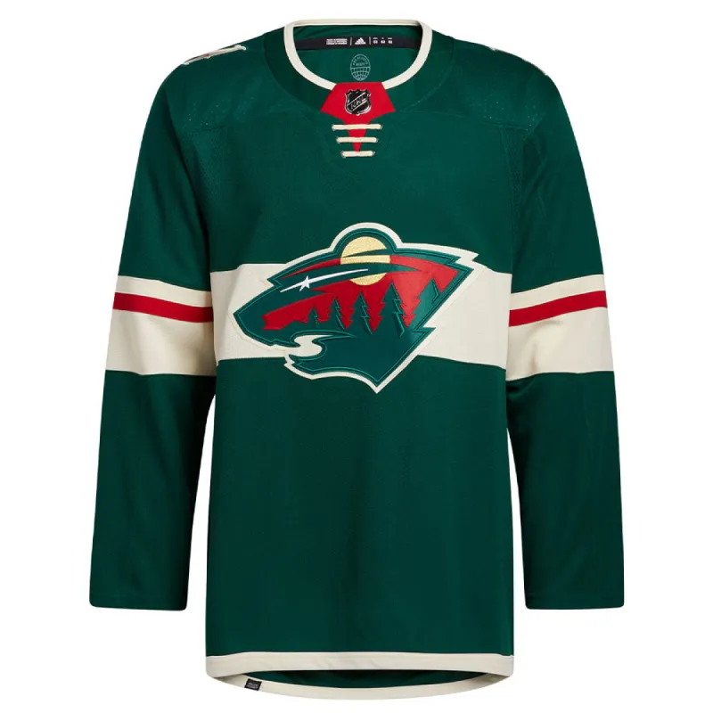 MINNESOTA WILD ADIDAS ADIZERO PRIMEGREEN AUTHENTIC GREEN HOME JERSEY sold by Pro Hockey Life