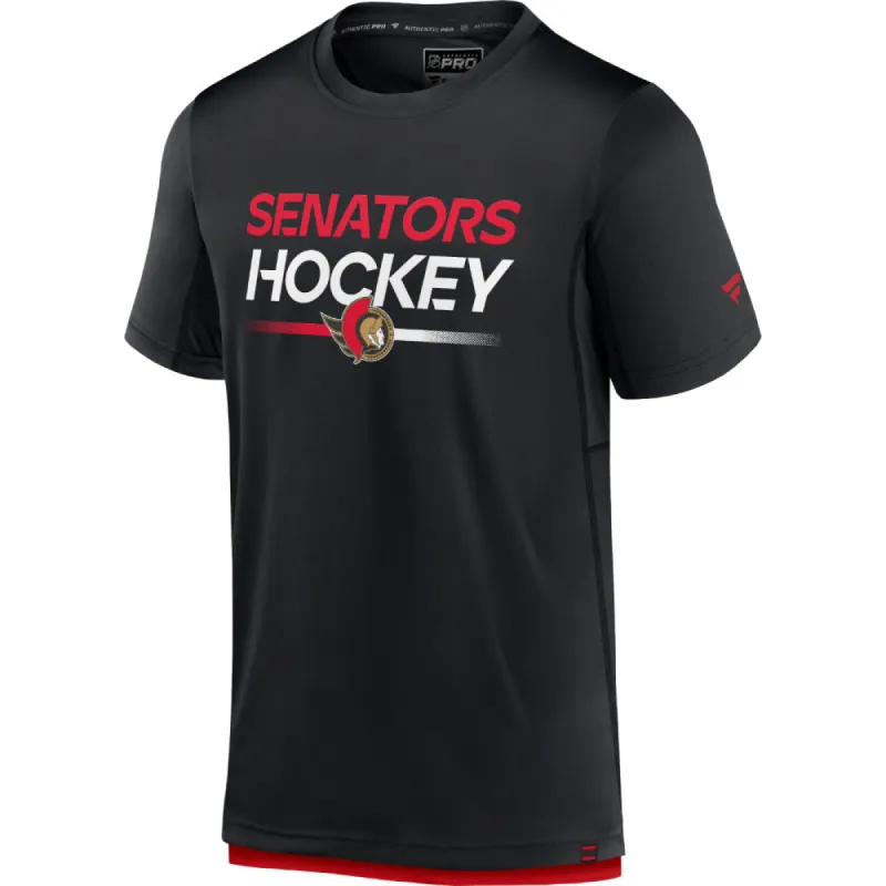Fanatics Ottawa Senators Authentic Pro Adult Tech T Shirt sold by Pro Hockey Life