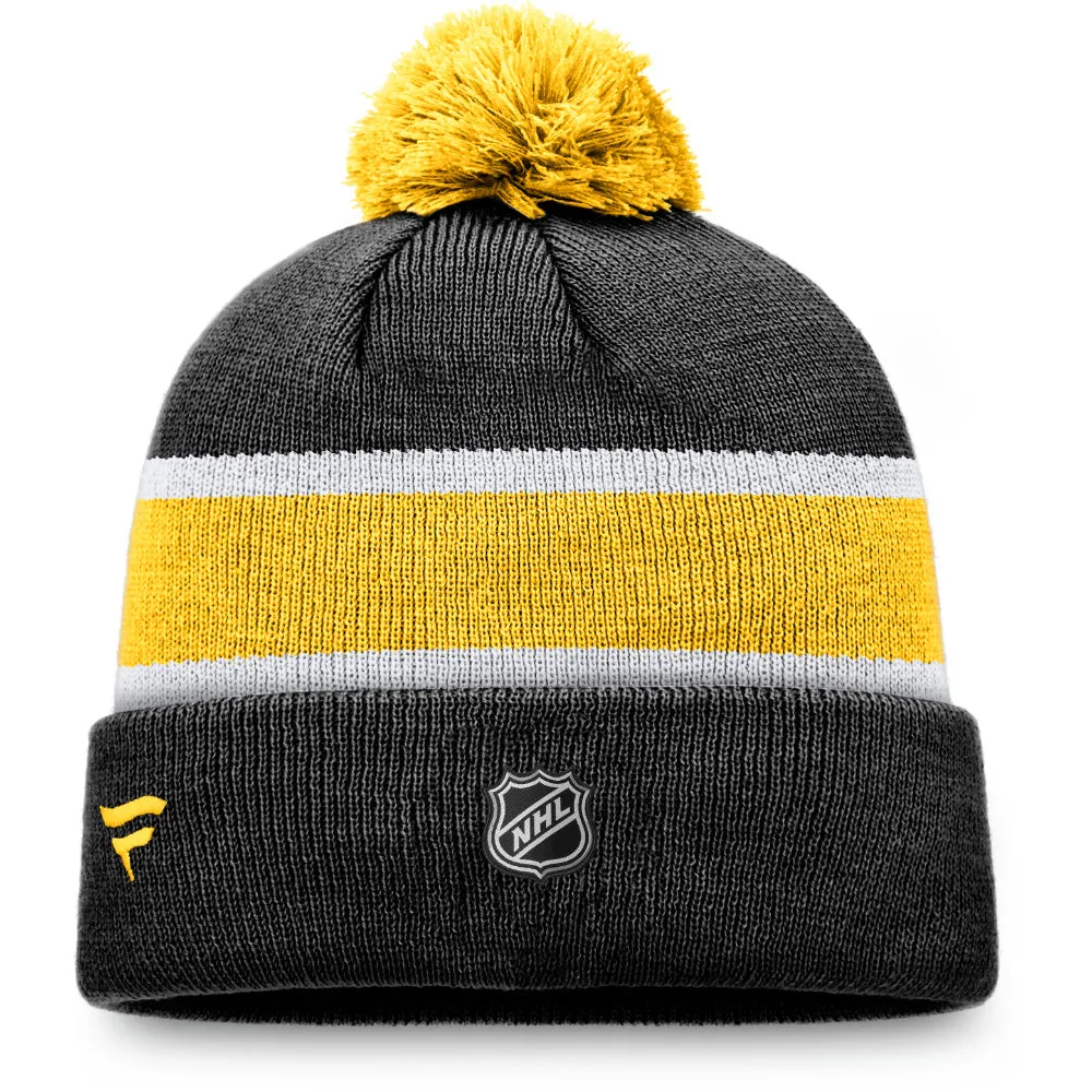 FANATICS BOSTON BRUINS BREAKAWAY CUFFED POM BEANIE sold by Pro Hockey Life product image thumbnail 2
