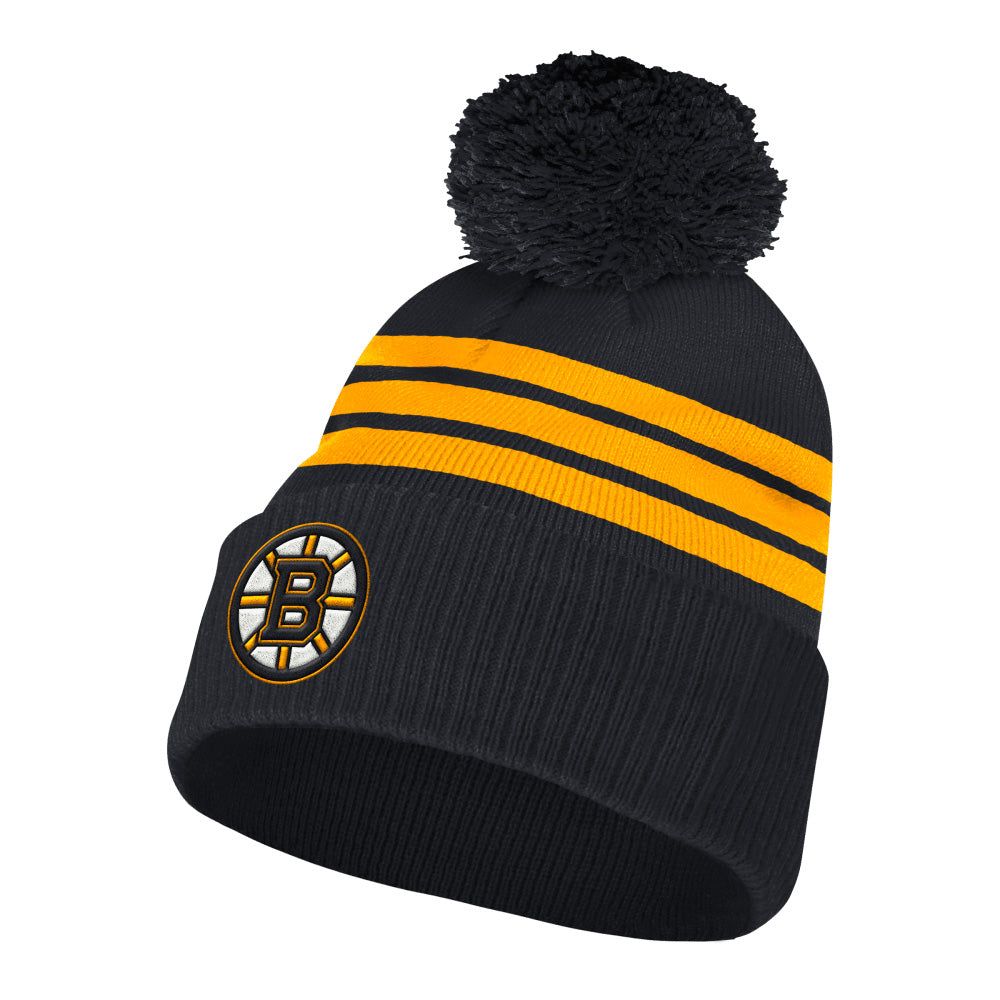 ADIDAS BOSTON BRUINS CUFFED KNIT POM TOQUE sold by Pro Hockey Life