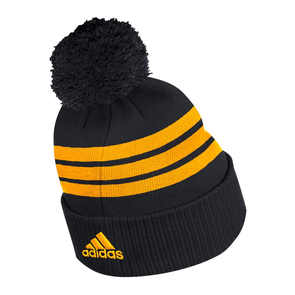 ADIDAS BOSTON BRUINS CUFFED KNIT POM TOQUE sold by Pro Hockey Life product image thumbnail 2