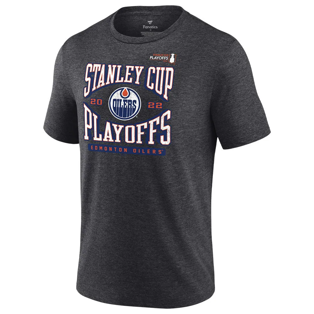 FANATICS EDMONTON OILERS 2022 PLAYOFF THROWBACK T SHIRT sold by Pro Hockey Life