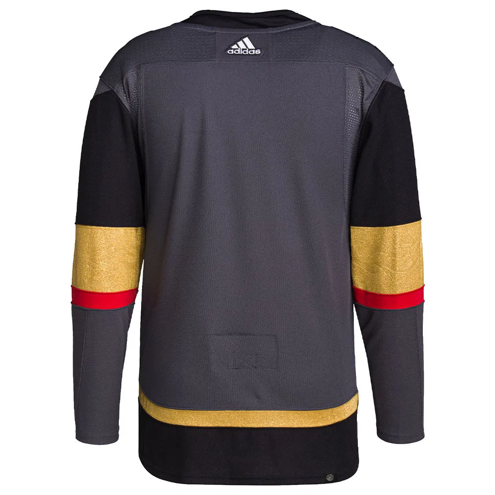 VEGAS GOLDEN KNIGHTS ADIDAS ADIZERO PRIMEGREEN AUTHENTIC GREY HOME JERSEY sold by Pro Hockey Life product image thumbnail 2