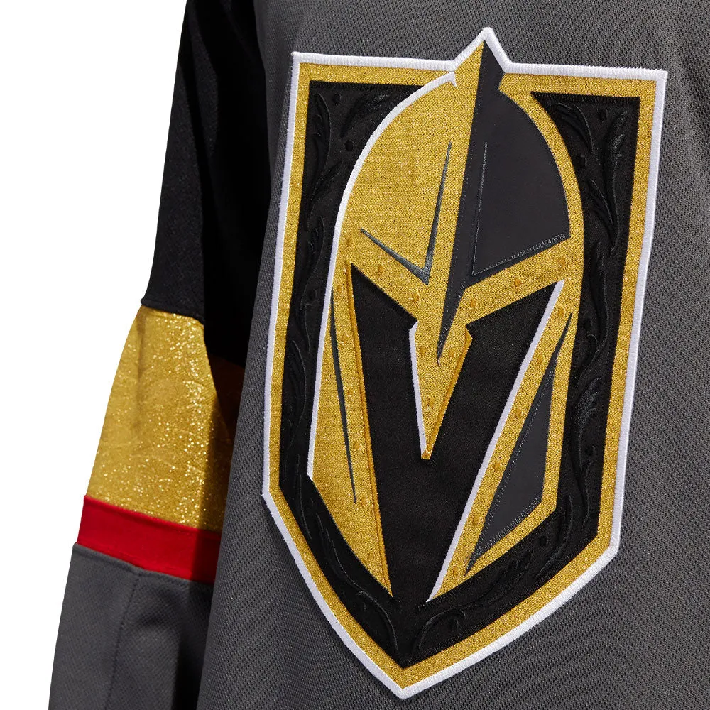 VEGAS GOLDEN KNIGHTS ADIDAS ADIZERO PRIMEGREEN AUTHENTIC GREY HOME JERSEY sold by Pro Hockey Life product image thumbnail 5