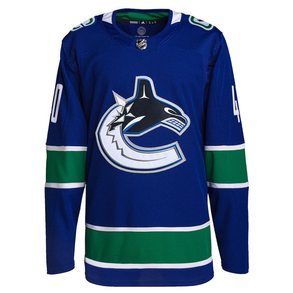 ELIAS PETTERSSON VANCOUVER CANUCKS ADIDAS ADIZERO PRIMEGREEN AUTHENTIC BLUE HOME JERSEY sold by Pro Hockey Life product image thumbnail 2
