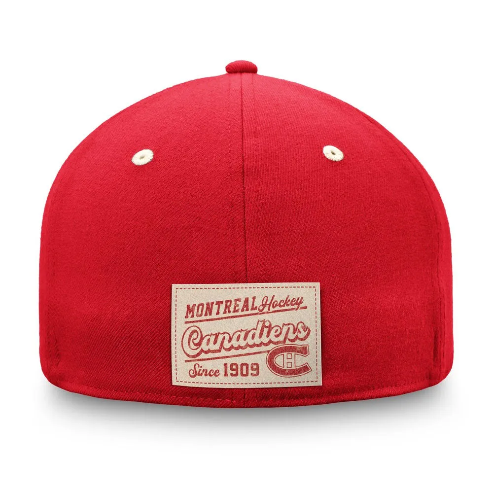 MONTREAL CANADIENS FANATICS MEN'S TRUE CLASSICS STRUCTURED STRETCH FLEX HAT sold by Pro Hockey Life product image thumbnail 4