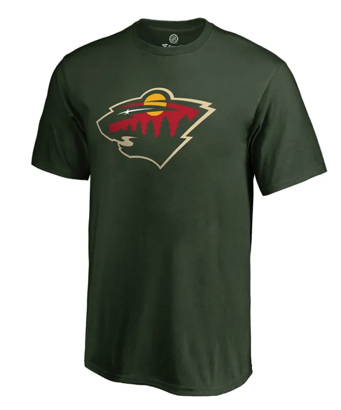 Minnesota Wild Fanatics Men'S Primary Logo T Shirt sold by Pro Hockey Life