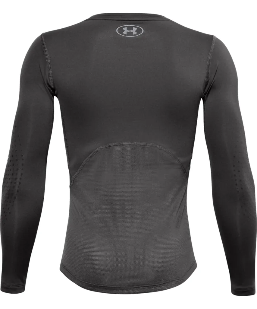 UNDER ARMOUR KID'S HOCKEY LONG SLEEVE FITTED GRIPPY TOP - BLACK sold by Pro Hockey Life product image thumbnail 2