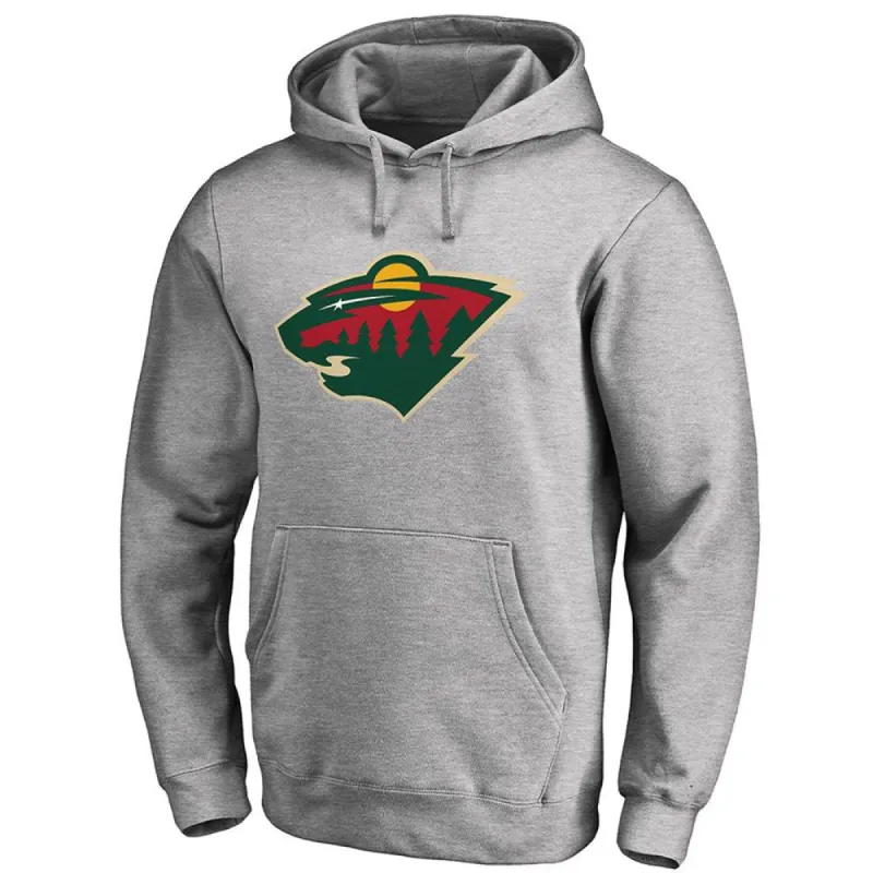 MINNESOTA WILD FANATICS ADULT PRIMARY LOGO HOODIE sold by Pro Hockey Life