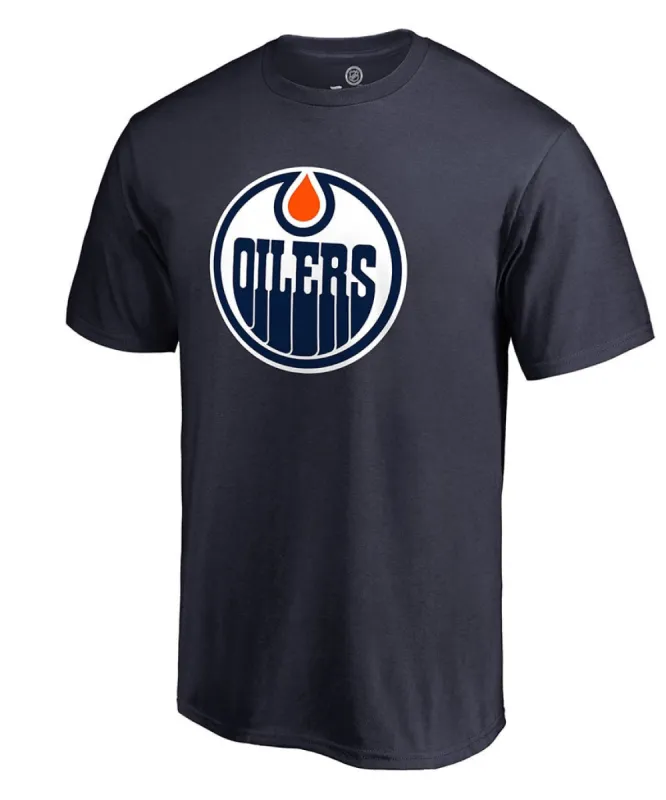 EDMONTON OILERS FANATICS MEN'S PRIMARY LOGO T SHIRT sold by Pro Hockey Life