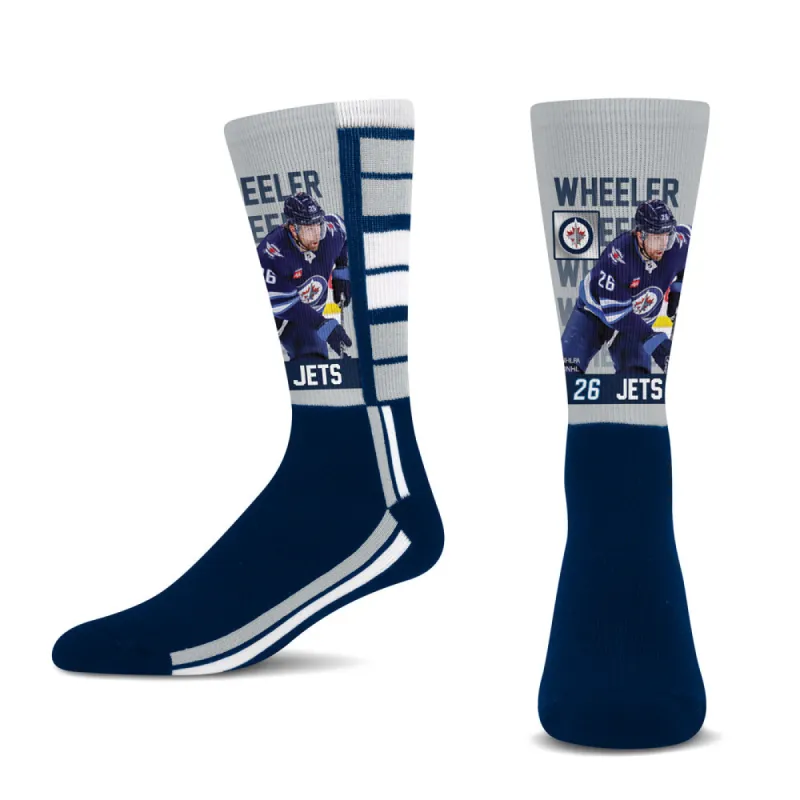 WINNIPEG JETS BLAKE WHEELER FINIGAN SOCKS sold by Pro Hockey Life