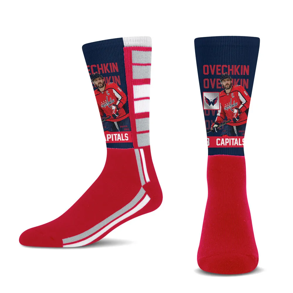 WASHINGTON CAPITALS ALEX OVECHKIN FINIGAN SOCKS sold by Pro Hockey Life