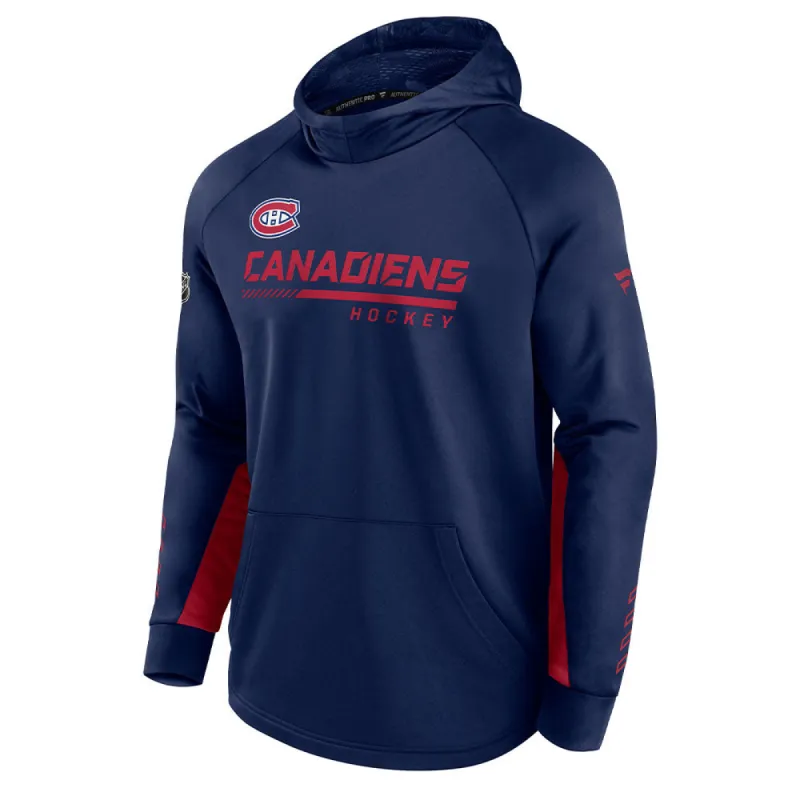 MONTREAL CANADIENS FANATICS MEN'S AUTHENTIC PRO LOCKER ROOM PULLOVER HOODIE sold by Pro Hockey Life