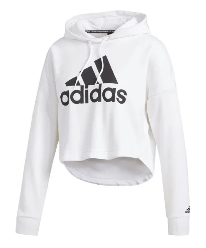 ADIDAS WOMEN'S BADGE OF SPORT HOODIE - WHITE sold by Pro Hockey Life