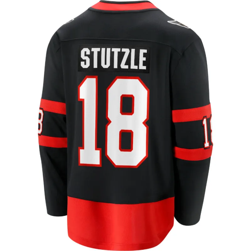 Fanatics Ottawa Senators Tim Stutzle Adult Breakaway Jersey sold by Pro Hockey Life