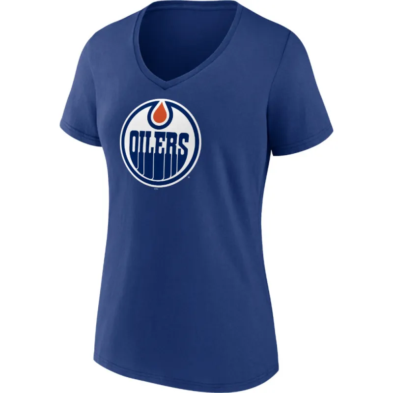 Fanatics Edmonton Oilers Primary Logo Women'S T Shirt sold by Pro Hockey Life