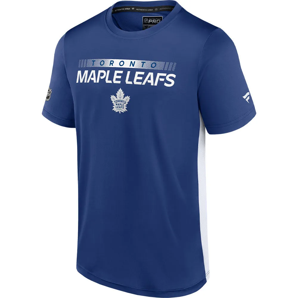 Fanatics Toronto Maple Leafs Authentic Pro Tech T Shirt sold by Pro Hockey Life