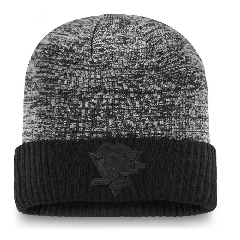 PITTSBURGH PENGUINS FANATICS MEN'S AUTHENTIC PRO BLACK ICE BEANIE CUFF TOQUE sold by Pro Hockey Life