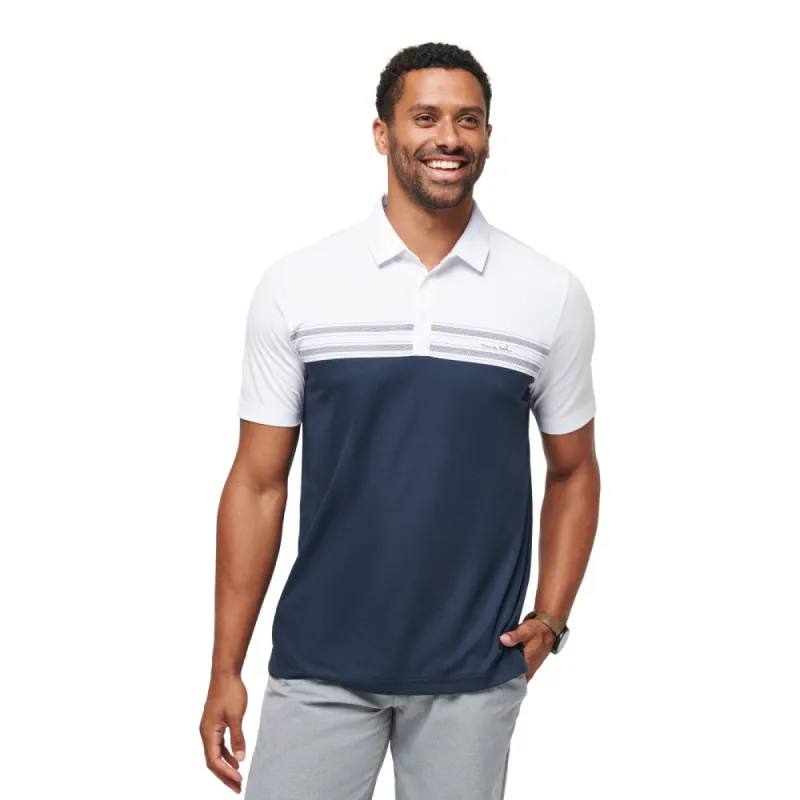 Travis Mathew Pali White Polo sold by Pro Hockey Life