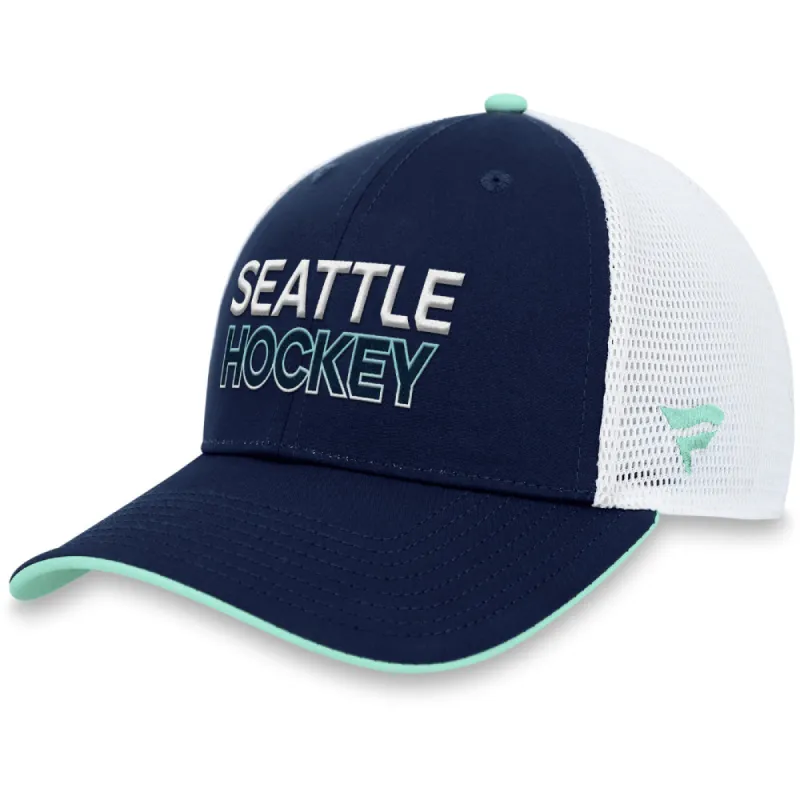 Fanatics Seattle Kraken Authentic Pro Rink Structured Trucker Hat sold by Pro Hockey Life