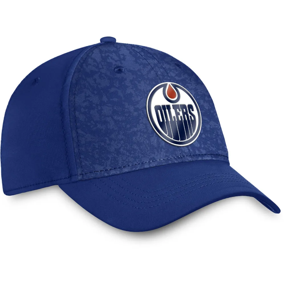 EDMONTON OILERS FANATICS AUTHENTIC PRO RINK STRETCH FIT CAP BLUE sold by Pro Hockey Life product image thumbnail 2