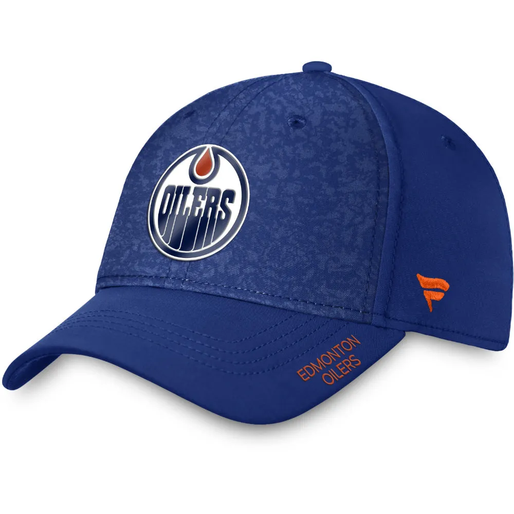 EDMONTON OILERS FANATICS AUTHENTIC PRO RINK STRETCH FIT CAP BLUE sold by Pro Hockey Life product image thumbnail 3