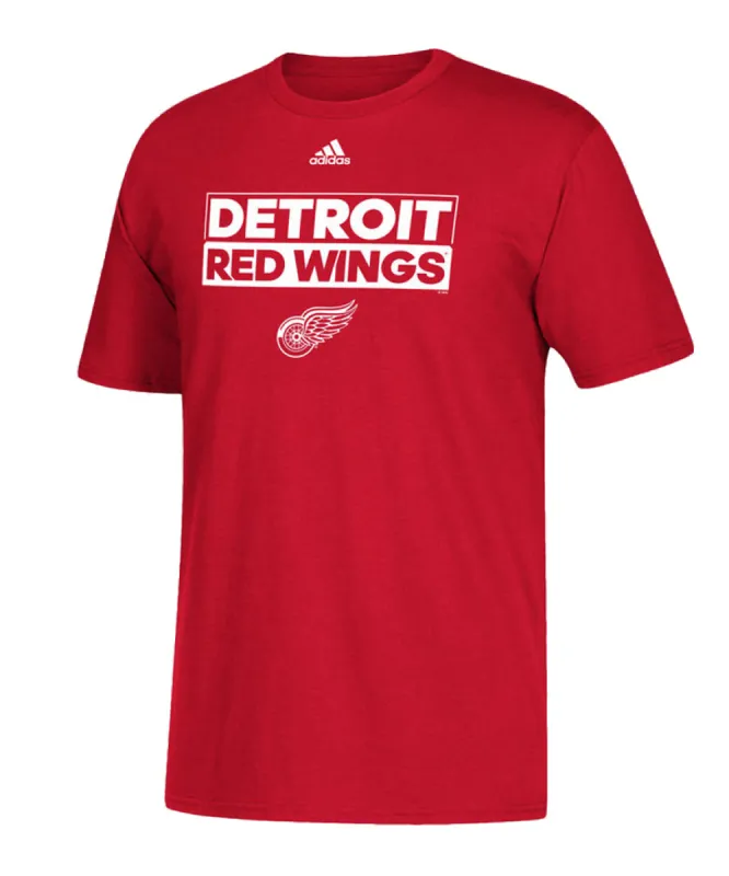 DETROIT RED WINGS ADIDAS MEN'S ADI BOX T SHIRT sold by Pro Hockey Life