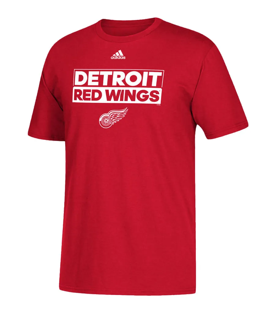 DETROIT RED WINGS ADIDAS MEN'S ADI BOX T SHIRT sold by Pro Hockey Life