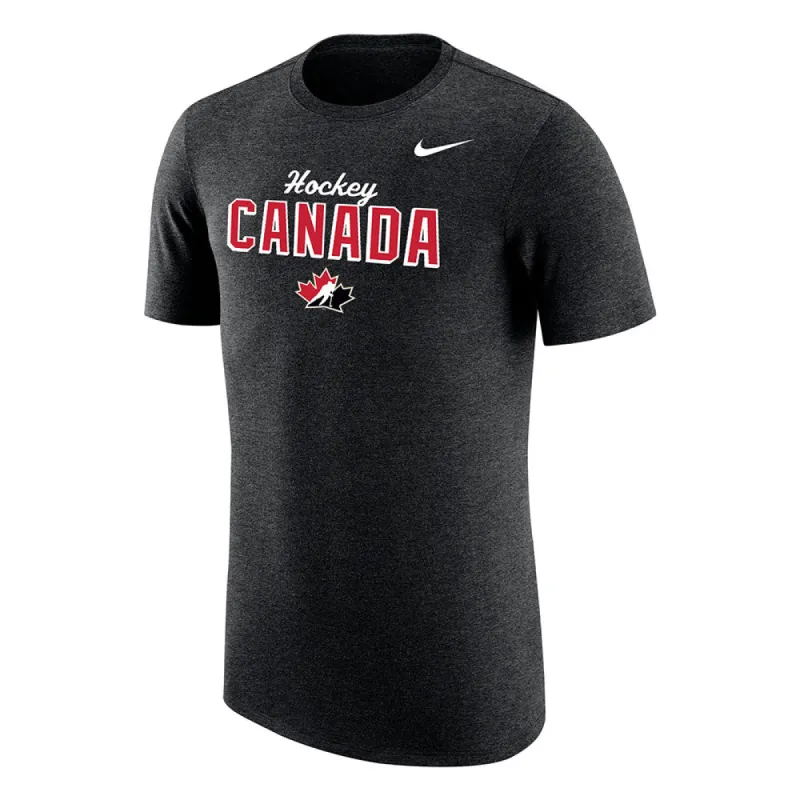 TEAM CANADA NIKE MEN'S TRI-BLEND T SHIRT -BLACK sold by Pro Hockey Life
