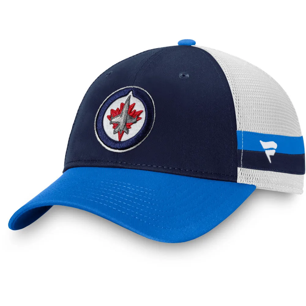 Fanatics Winnipeg Jets Breakaway Structured Adjustable Trucker Hat sold by Pro Hockey Life