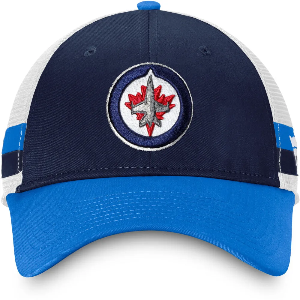 Fanatics Winnipeg Jets Breakaway Structured Adjustable Trucker Hat sold by Pro Hockey Life product image thumbnail 2