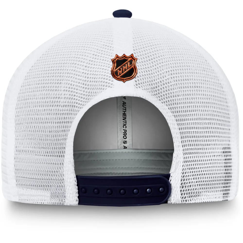 FANATICS EDMONTON OILERS AP RR STRUCT ADJ MESHBACK HAT NAVY sold by Pro Hockey Life product image thumbnail 4