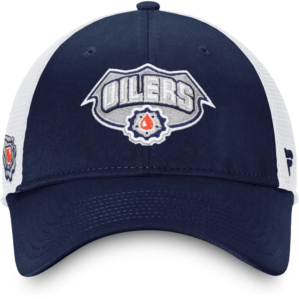 FANATICS EDMONTON OILERS AP RR STRUCT ADJ MESHBACK HAT NAVY sold by Pro Hockey Life product image thumbnail 3